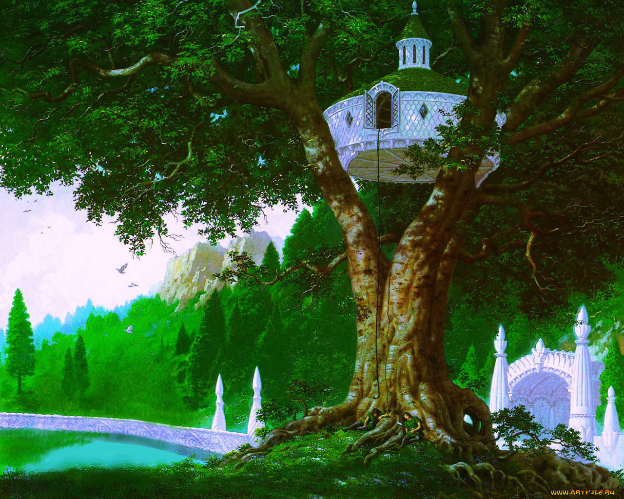 Волшебные дома на дереве